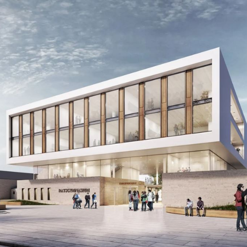 Elektrischer Neubau eines Gymnasiums inkl. Anbindung an den Bestand